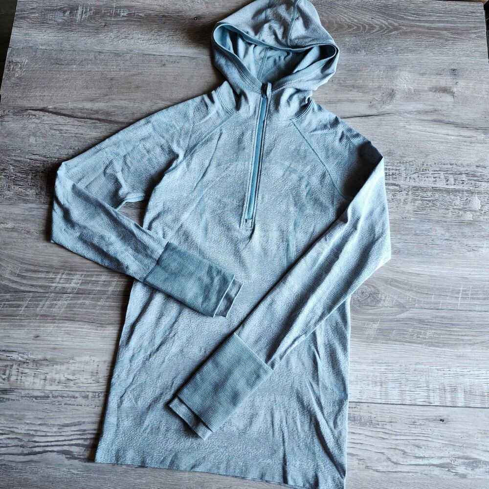 (6) Lululemon Swiftly Tech half zip hoodie